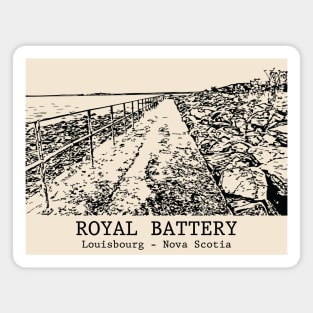 Royal Battery - Louisbourg NS Magnet